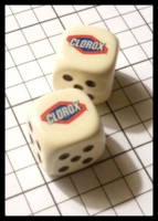 Dice : Dice - My Designs - Grocery Clorox Pair - Sept 2012